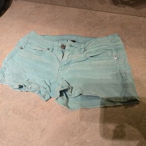 American Eagle Outfitters Aqua Jean Shorts